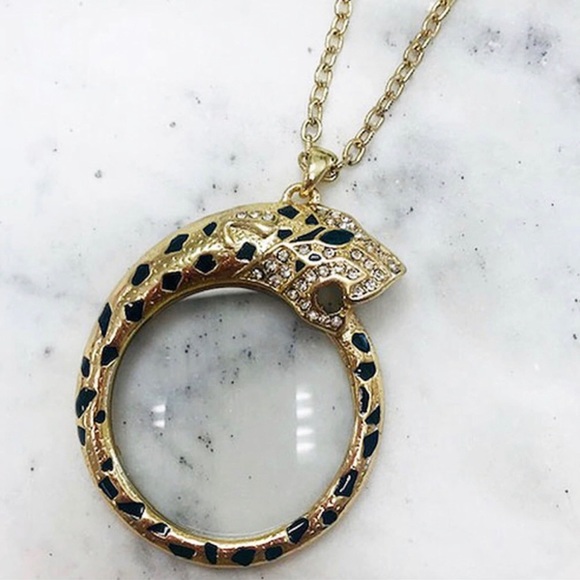 Panther Magnifier Necklaces-gold or silver -NWT-Boutique - Picture 5 of 8